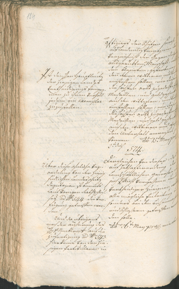 Civic Archives of Bozen-Bolzano - BOhisto Ratsprotokoll 1797 