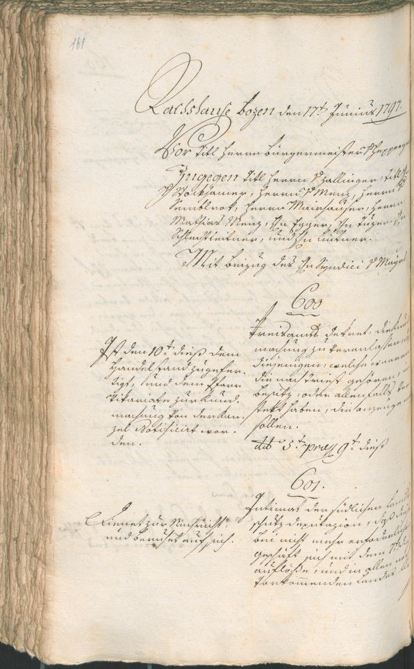 Civic Archives of Bozen-Bolzano - BOhisto Ratsprotokoll 1797 