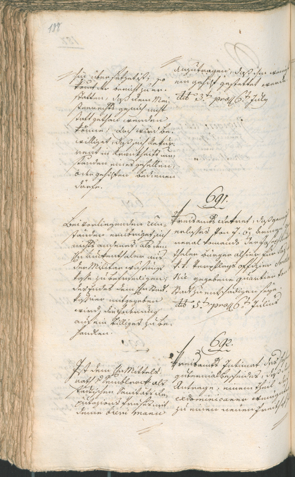 Stadtarchiv Bozen - BOhisto Ratsprotokoll 1797 