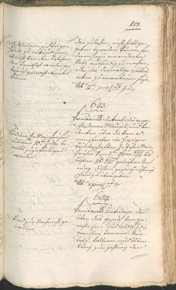 Civic Archives of Bozen-Bolzano - BOhisto Ratsprotokoll 1797 