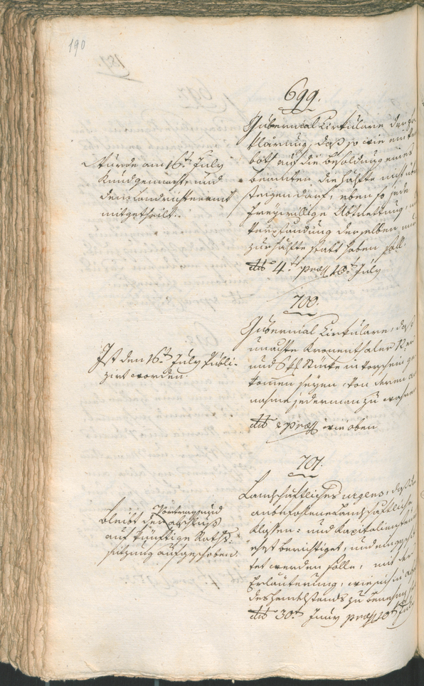 Civic Archives of Bozen-Bolzano - BOhisto Ratsprotokoll 1797 