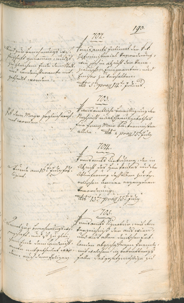 Civic Archives of Bozen-Bolzano - BOhisto Ratsprotokoll 1797 