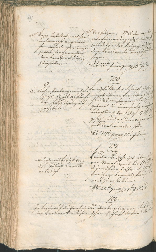 Civic Archives of Bozen-Bolzano - BOhisto Ratsprotokoll 1797 