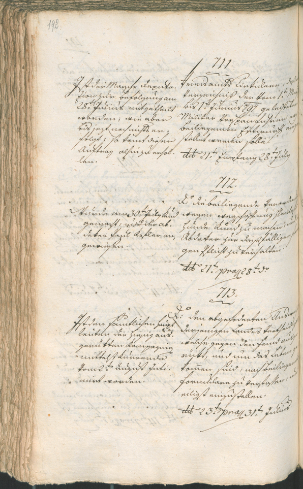 Civic Archives of Bozen-Bolzano - BOhisto Ratsprotokoll 1797 