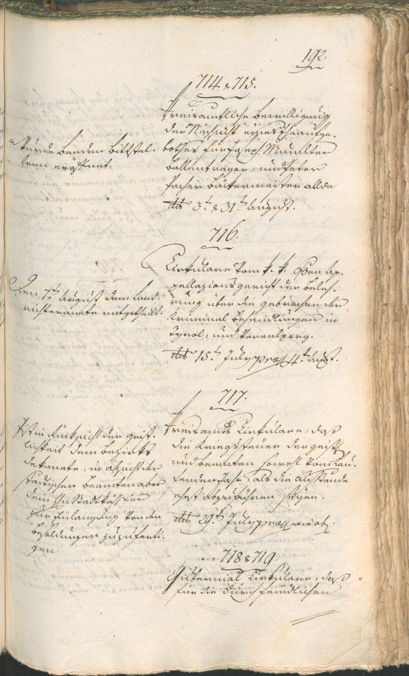 Civic Archives of Bozen-Bolzano - BOhisto Ratsprotokoll 1797 