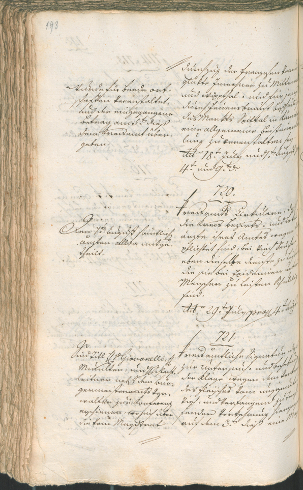 Civic Archives of Bozen-Bolzano - BOhisto Ratsprotokoll 1797 