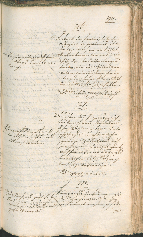 Civic Archives of Bozen-Bolzano - BOhisto Ratsprotokoll 1797 