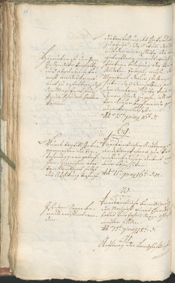 Civic Archives of Bozen-Bolzano - BOhisto Ratsprotokoll 1797 