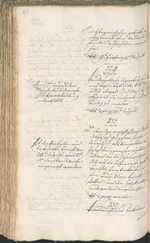 Civic Archives of Bozen-Bolzano - BOhisto Ratsprotokoll 1797 