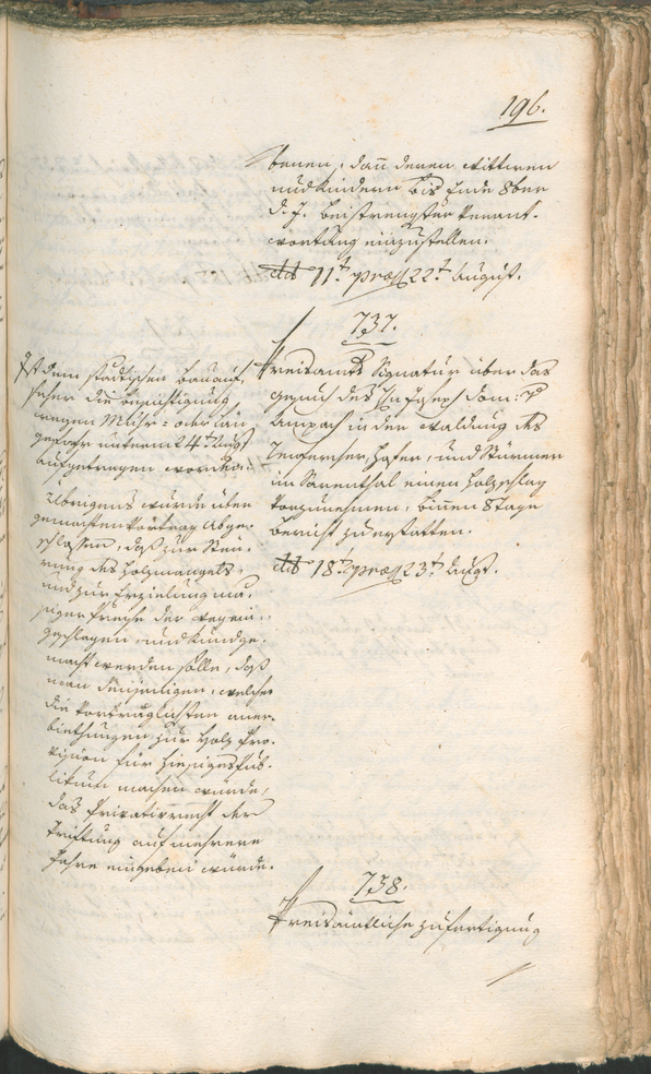 Civic Archives of Bozen-Bolzano - BOhisto Ratsprotokoll 1797 