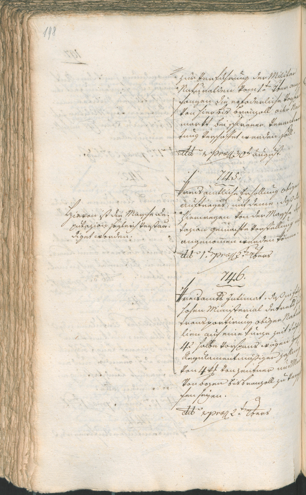 Civic Archives of Bozen-Bolzano - BOhisto Ratsprotokoll 1797 