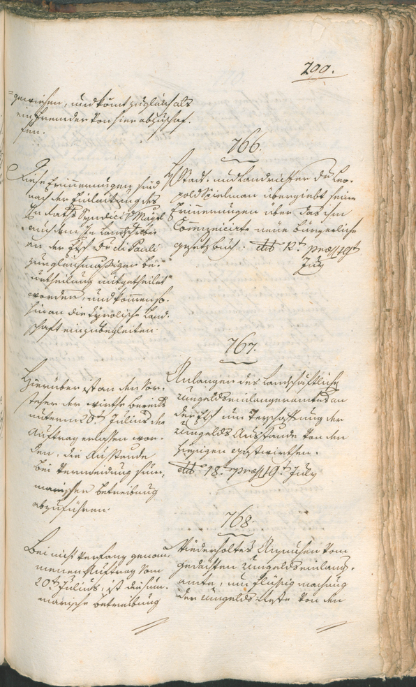 Civic Archives of Bozen-Bolzano - BOhisto Ratsprotokoll 1797 