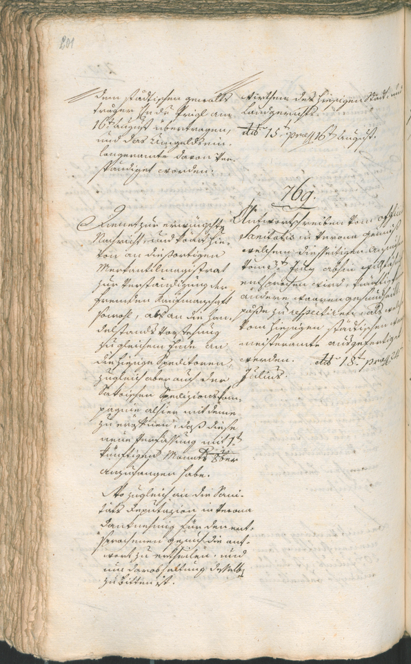 Civic Archives of Bozen-Bolzano - BOhisto Ratsprotokoll 1797 