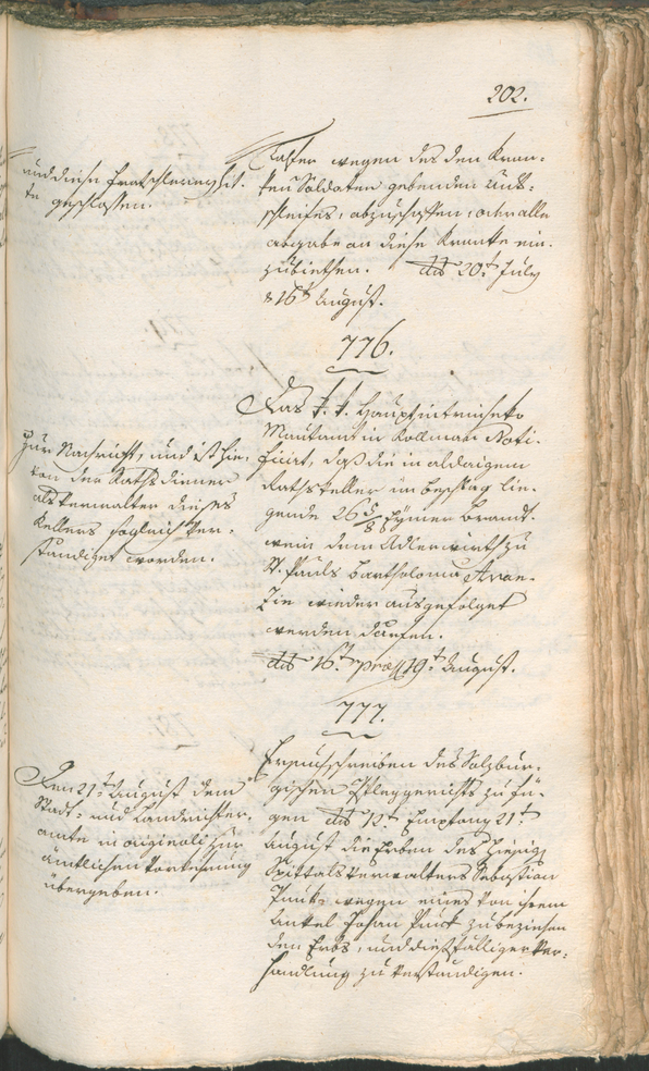 Civic Archives of Bozen-Bolzano - BOhisto Ratsprotokoll 1797 