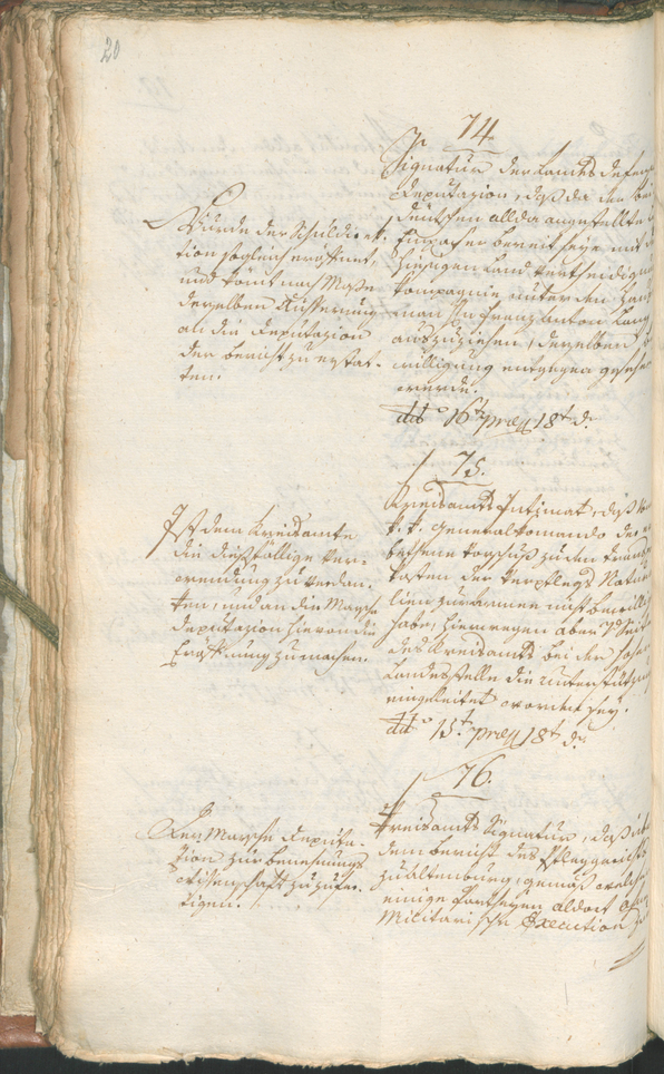 Civic Archives of Bozen-Bolzano - BOhisto Ratsprotokoll 1797 