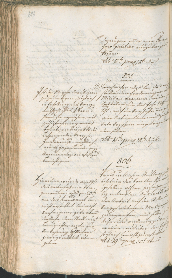 Civic Archives of Bozen-Bolzano - BOhisto Ratsprotokoll 1797 