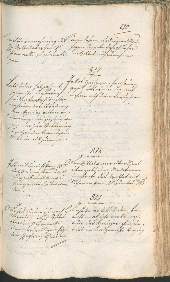 Civic Archives of Bozen-Bolzano - BOhisto Ratsprotokoll 1797 