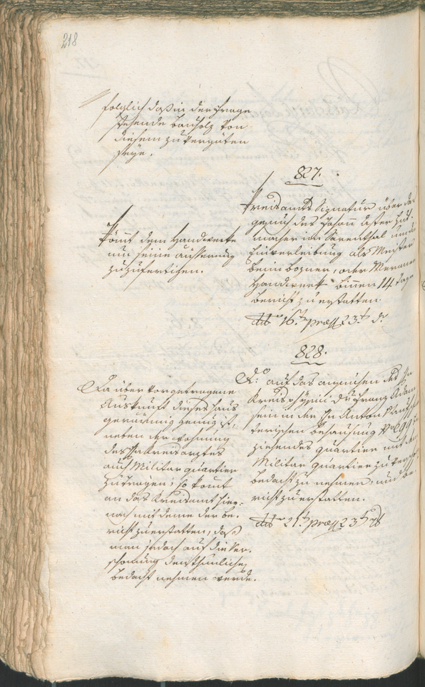 Civic Archives of Bozen-Bolzano - BOhisto Ratsprotokoll 1797 