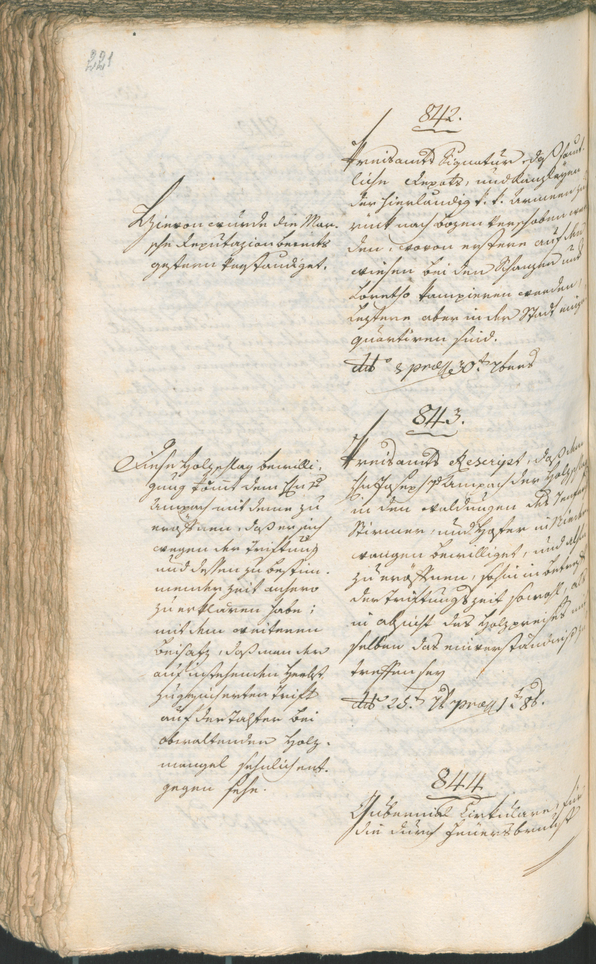 Civic Archives of Bozen-Bolzano - BOhisto Ratsprotokoll 1797 