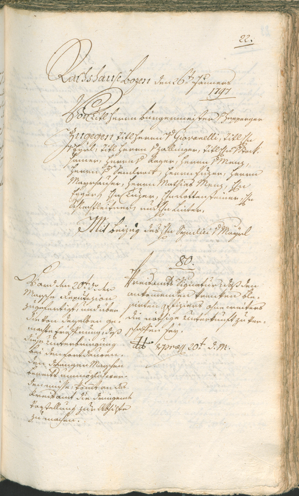 Civic Archives of Bozen-Bolzano - BOhisto Ratsprotokoll 1797 