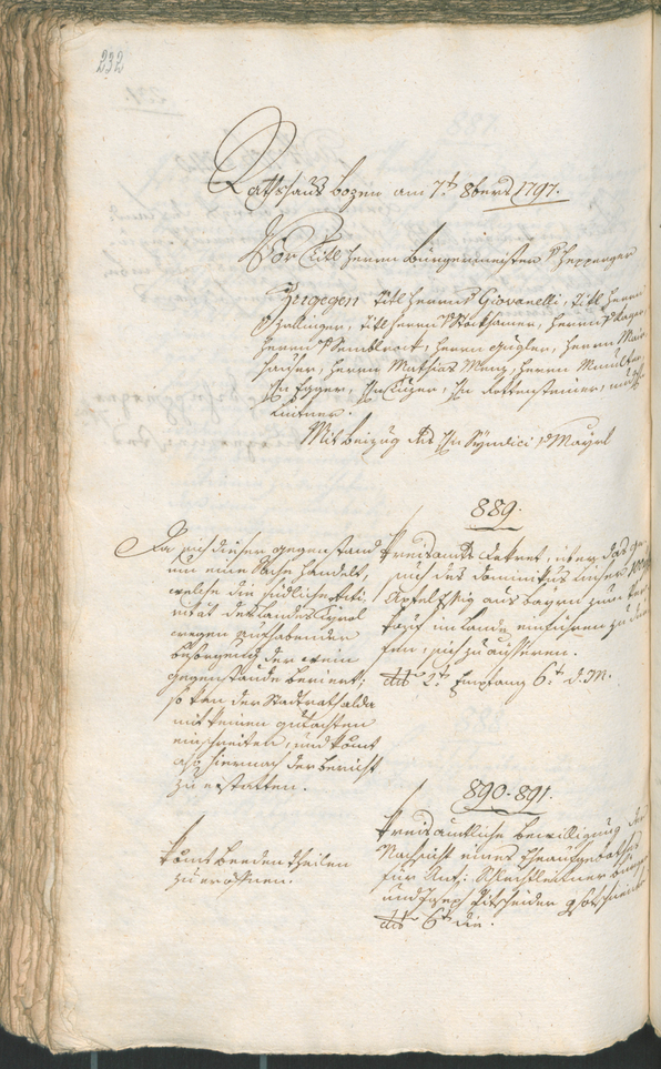 Civic Archives of Bozen-Bolzano - BOhisto Ratsprotokoll 1797 