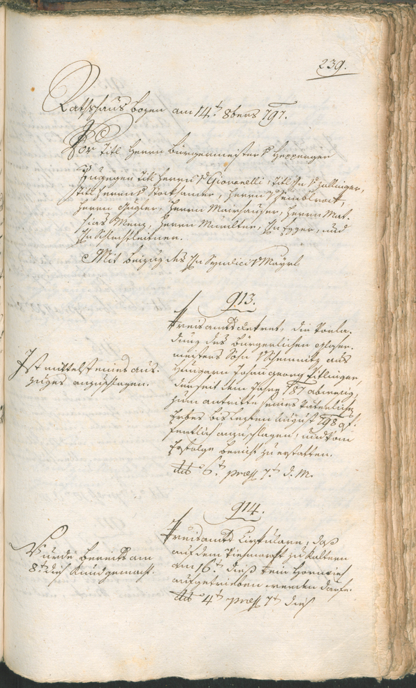 Civic Archives of Bozen-Bolzano - BOhisto Ratsprotokoll 1797 