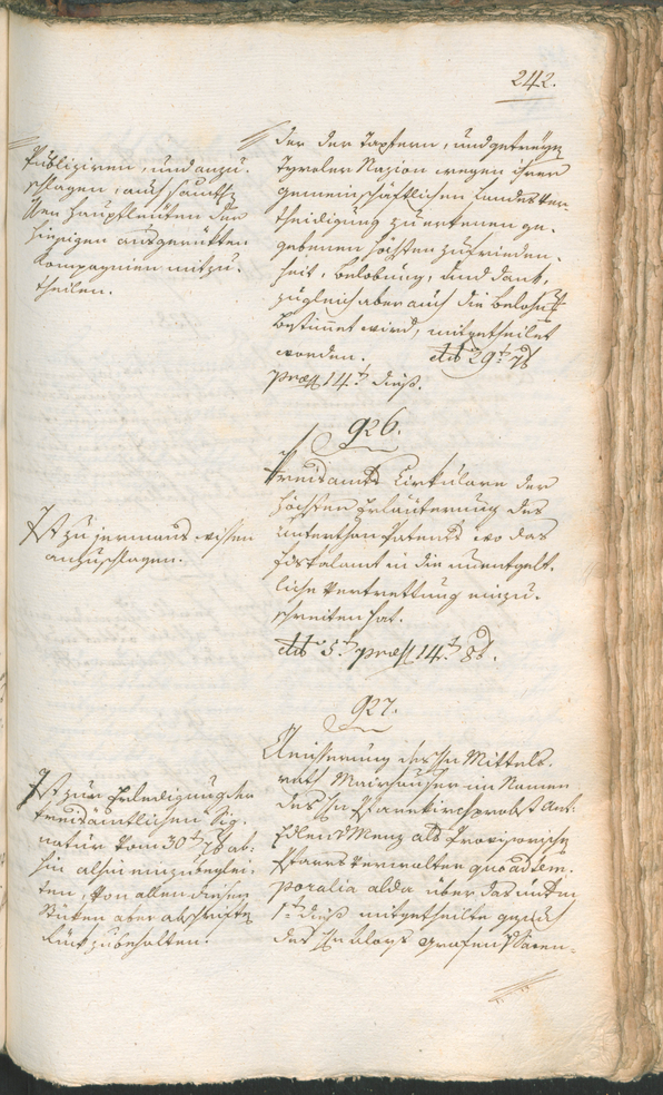 Stadtarchiv Bozen - BOhisto Ratsprotokoll 1797 