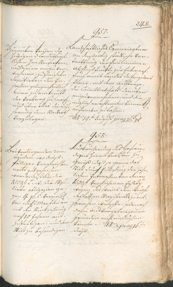 Civic Archives of Bozen-Bolzano - BOhisto Ratsprotokoll 1797 