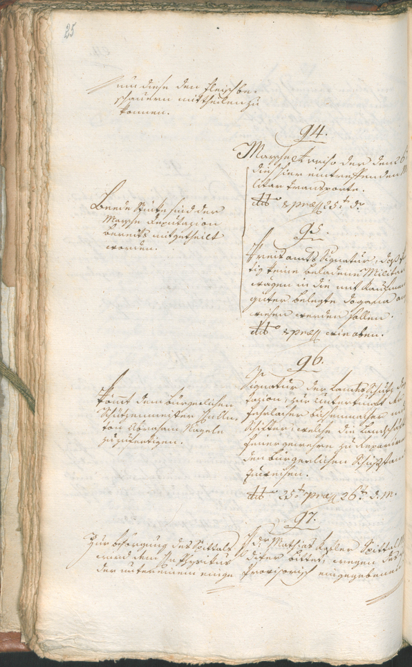 Civic Archives of Bozen-Bolzano - BOhisto Ratsprotokoll 1797 