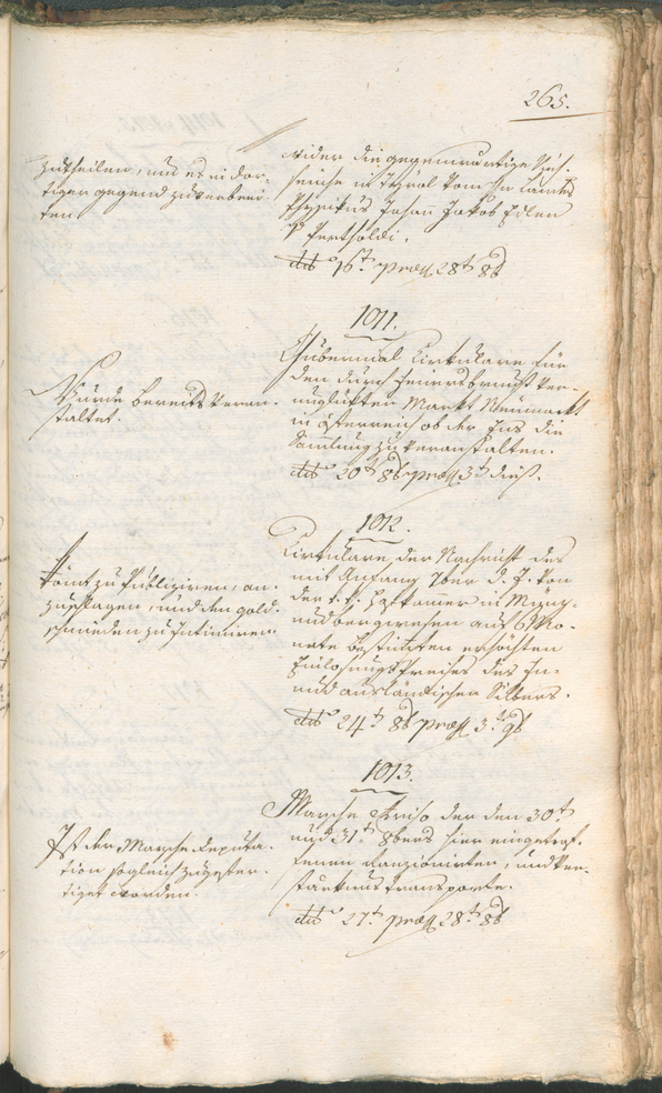 Civic Archives of Bozen-Bolzano - BOhisto Ratsprotokoll 1797 