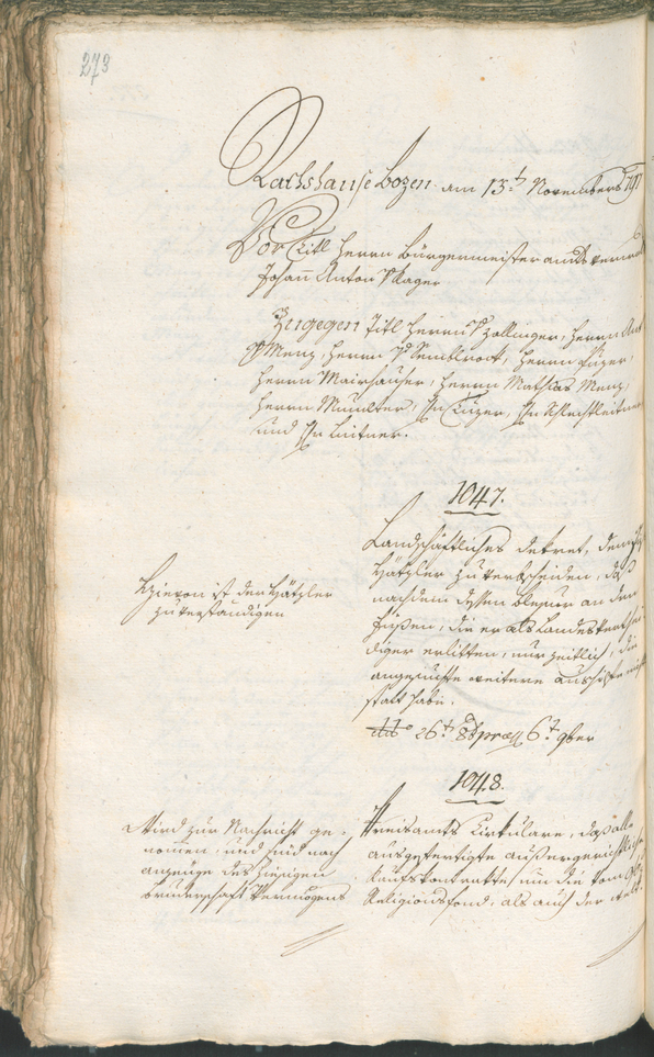 Civic Archives of Bozen-Bolzano - BOhisto Ratsprotokoll 1797 