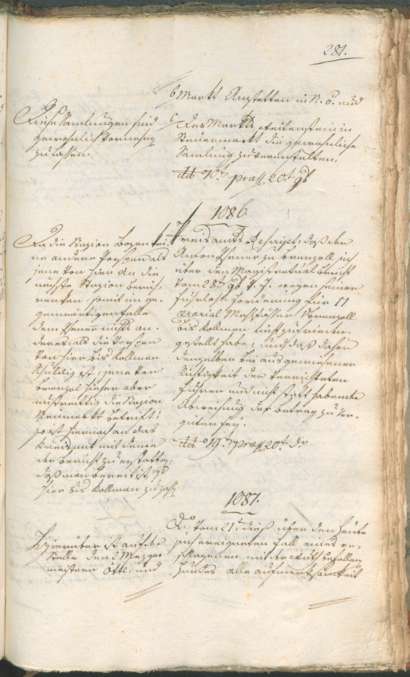 Civic Archives of Bozen-Bolzano - BOhisto Ratsprotokoll 1797 