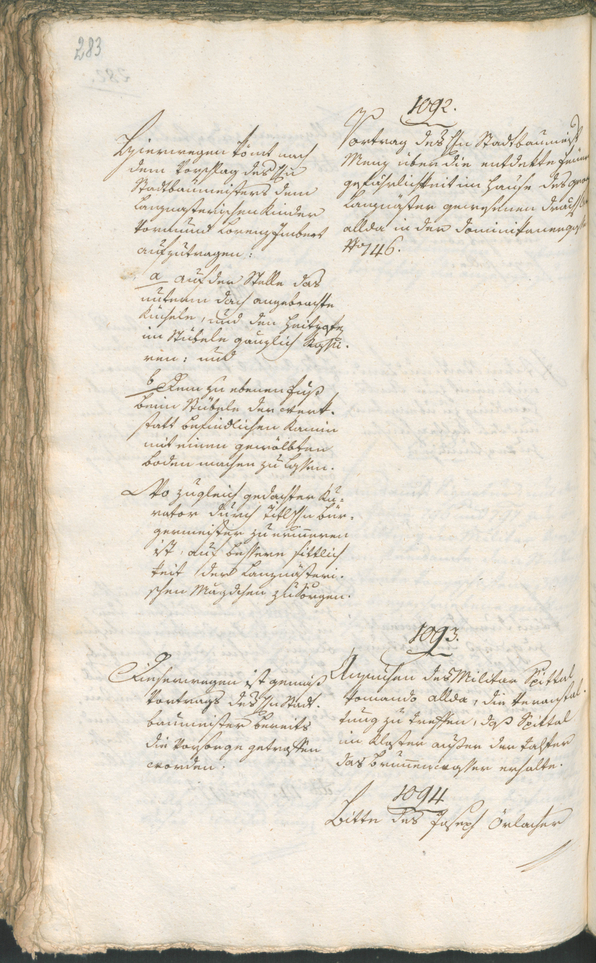 Civic Archives of Bozen-Bolzano - BOhisto Ratsprotokoll 1797 