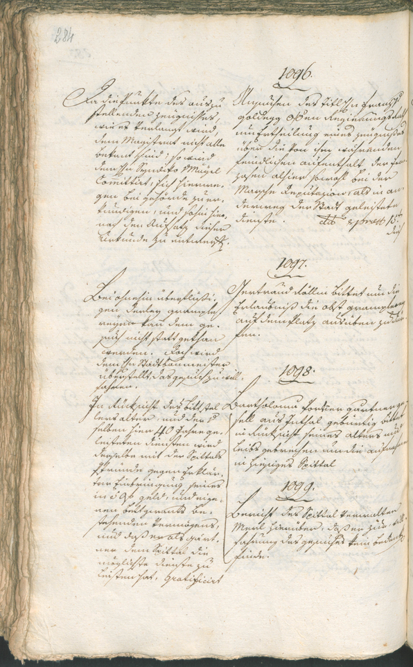 Civic Archives of Bozen-Bolzano - BOhisto Ratsprotokoll 1797 