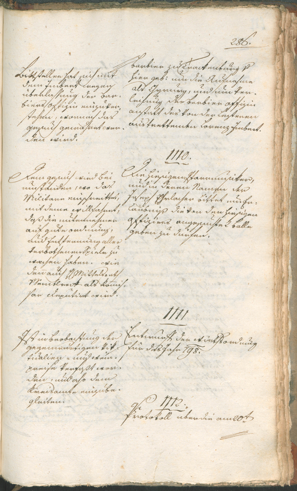 Civic Archives of Bozen-Bolzano - BOhisto Ratsprotokoll 1797 