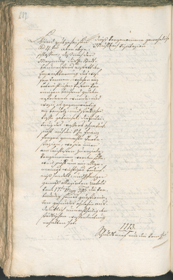 Civic Archives of Bozen-Bolzano - BOhisto Ratsprotokoll 1797 