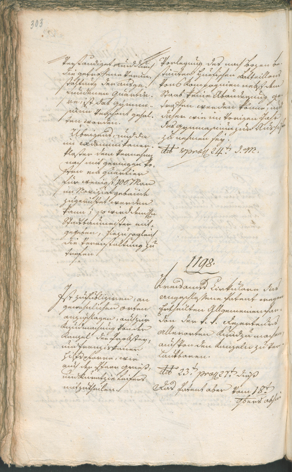 Civic Archives of Bozen-Bolzano - BOhisto Ratsprotokoll 1797 