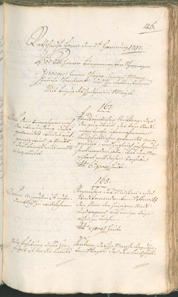 Civic Archives of Bozen-Bolzano - BOhisto Ratsprotokoll 1797 