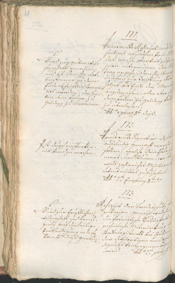 Civic Archives of Bozen-Bolzano - BOhisto Ratsprotokoll 1797 