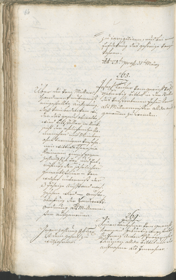 Civic Archives of Bozen-Bolzano - BOhisto Ratsprotokoll 1798 