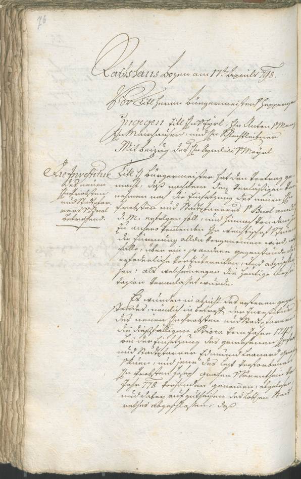 Civic Archives of Bozen-Bolzano - BOhisto Ratsprotokoll 1798 