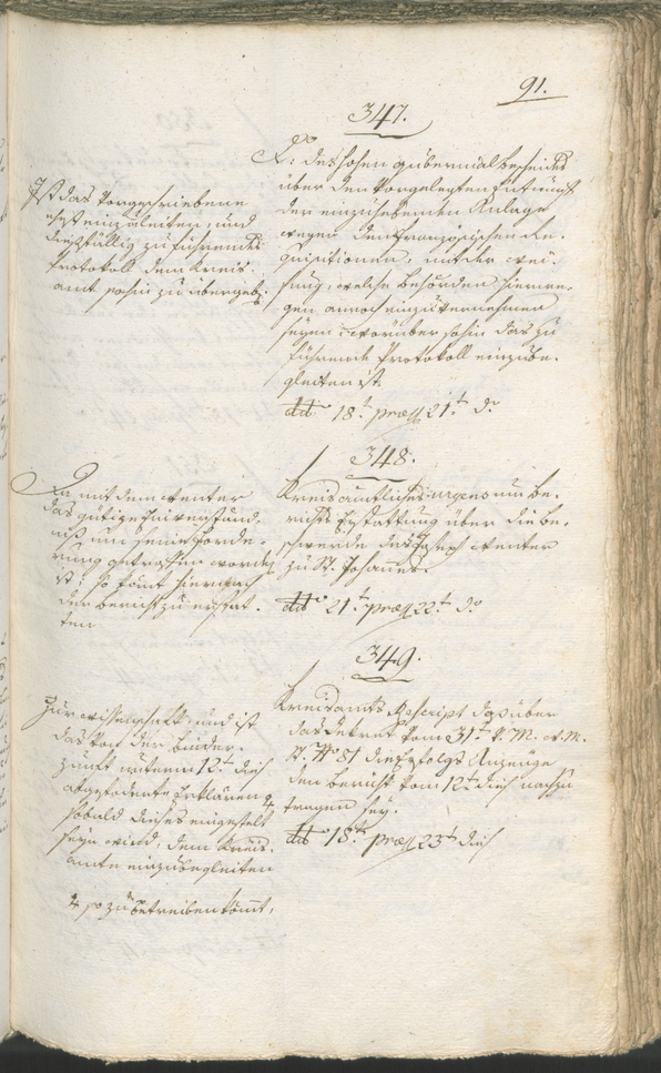 Civic Archives of Bozen-Bolzano - BOhisto Ratsprotokoll 1798 