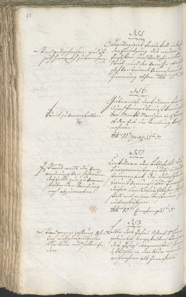 Civic Archives of Bozen-Bolzano - BOhisto Ratsprotokoll 1798 