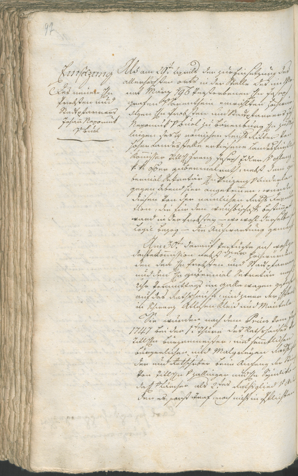 Civic Archives of Bozen-Bolzano - BOhisto Ratsprotokoll 1798 