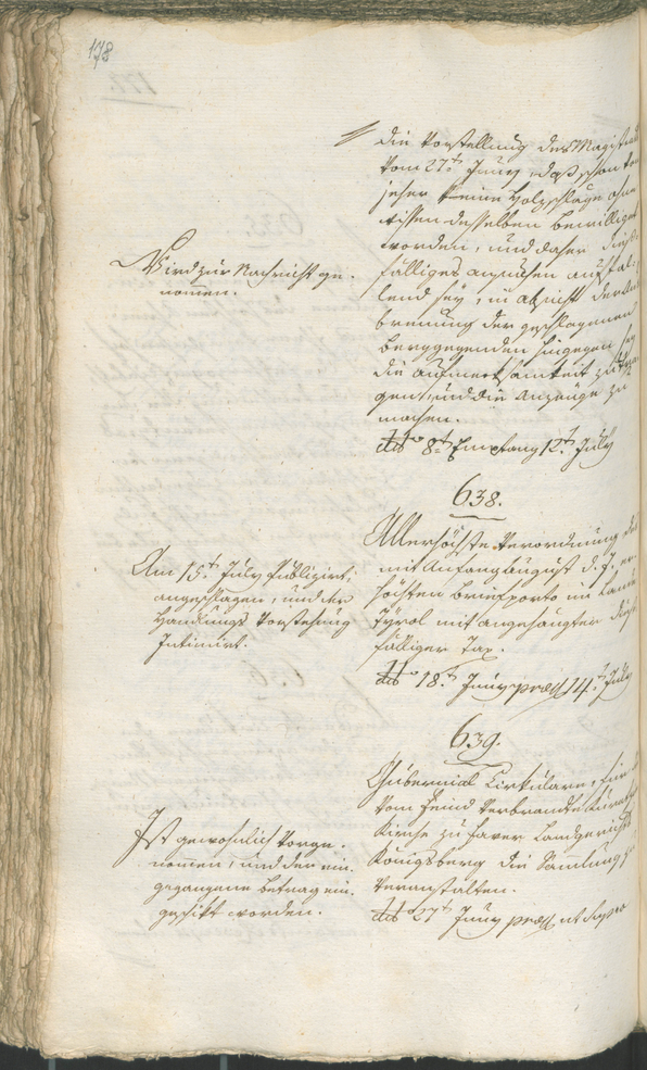 Civic Archives of Bozen-Bolzano - BOhisto Ratsprotokoll 1798 