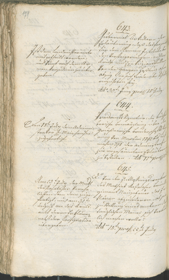 Civic Archives of Bozen-Bolzano - BOhisto Ratsprotokoll 1798 