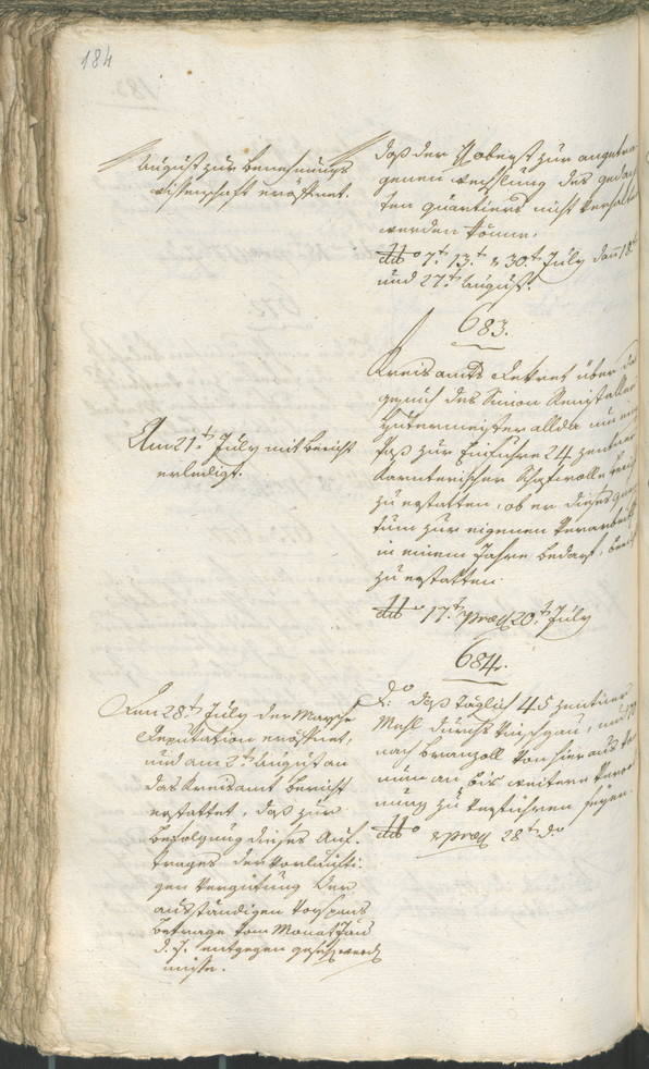 Civic Archives of Bozen-Bolzano - BOhisto Ratsprotokoll 1798 