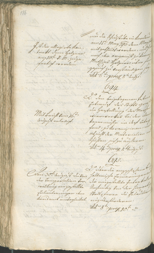 Civic Archives of Bozen-Bolzano - BOhisto Ratsprotokoll 1798 