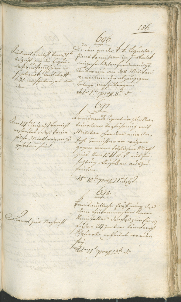 Civic Archives of Bozen-Bolzano - BOhisto Ratsprotokoll 1798 