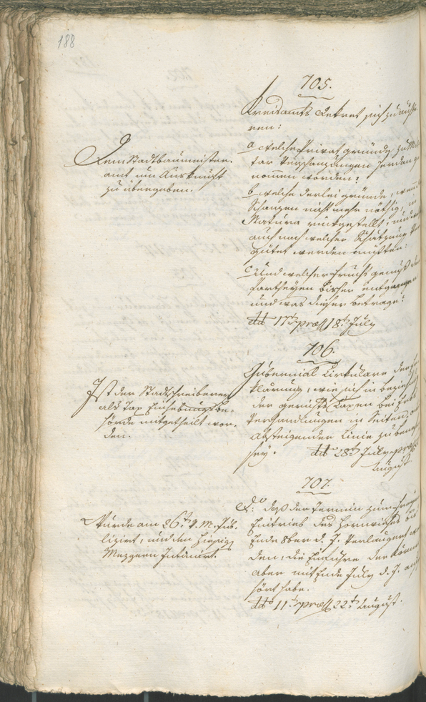 Civic Archives of Bozen-Bolzano - BOhisto Ratsprotokoll 1798 